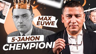 MAX EUWE 5- BUTUNJAHON SHAXMAT CHEMPIONI | 45-DARS | BAXTIYOR DJUMAYEV