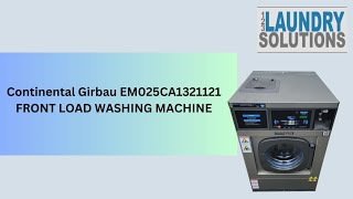 Continental Girbau EM025CA1321121, 25 lbs, Coin Operated Front Load Washer, Serial Number 1370980F12