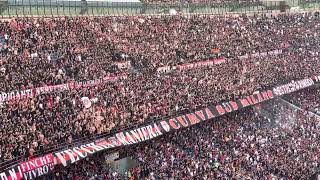 Milan 2-0 Lazio BANDITO coro curva sud Milano