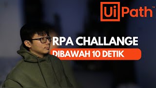 RPA Challange Data Input menggunakan UiPath