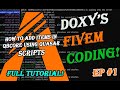 How to add new items into QBCore EP 1 | Using Quasar Scripts (2023) #fivem #VHQ