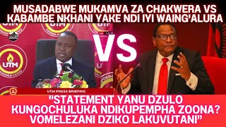 KOMA DALITSO KABAMBE MPAKA KUFIKA POMUYANKHA CHAKWERA PA SPEECH YAKE YA DZULO IJA CHONCHI?