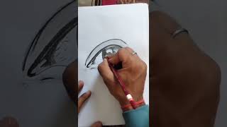 How to draw pencil sketch of eye.pencil art by vishal dubey.😊❤️💯👌#art #best #drawing #artist #hindi