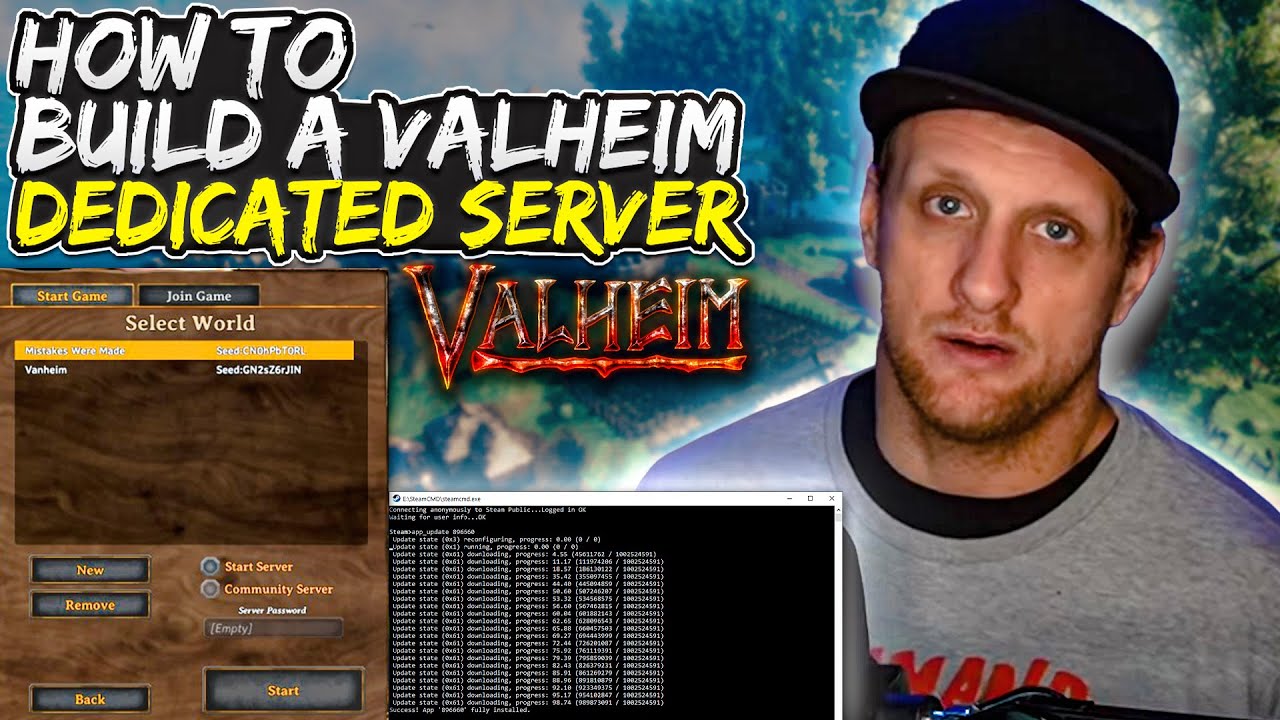 How To Create A Valheim Dedicated Server - YouTube