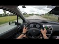 peugeot 307 1.6 hdi 2007 109hp pov test drive