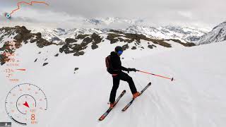 [4K] Skiing Grimentz, Going Off-Piste and Losing My Guide, Val d'Anniviers Switzerland, GoPro HERO9