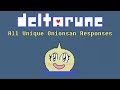 Deltarune | All Unique Onionsan Responses