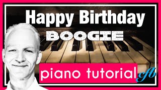 Happy Birthday Boogie piano tutorial