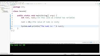 3. Java methods: print() and println(), manipulating with variables #java #javaprogramming