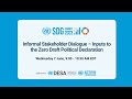 2023 SDG Summit - Virtual Informal Stakeholder Dialogue Zero Draft Political Declaration