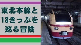 【カシオペア紀行】東北本線と18きっぷを巡る冒険【臨時快速福島】