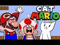 Mario Plays CAT MARIOOO!!! Ft. Toad