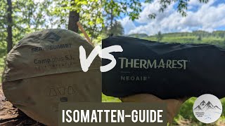 Welche ist die BESTE Isomatte?|Camping Anfänger-Guide| Selbstaufblasend/UL - Neo Air VS Camp Plus SI