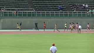 20220923北九州市中学新人陸上 男子4x100mリレー決勝