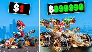 $1 to $1,000,000 Mario Kart in GTA 5