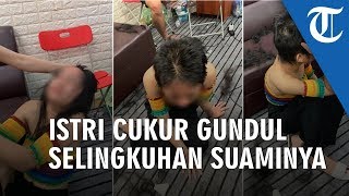 Video Istri Pergoki Suami Lagi Dipijat Tanpa Busana oleh Pegawai di Salonnya, Langsung Cukur Gundul