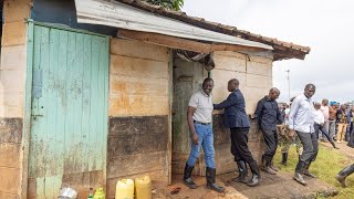 President Ruto visits one of the houses in Mathare set for upgrading to affordable housing!