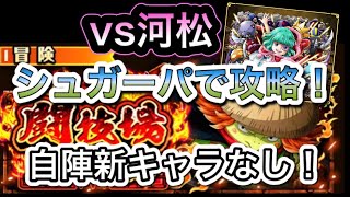 【トレクル】闘技場！vs河松 自陣新キャラなし編成　シュガーパで攻略！【OPTC】