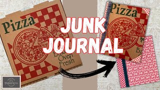 How to: Make a Beginner Friendly Junk Journal from a Pizza Box