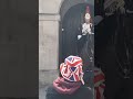 Police confront a man staring out the kings guard #royalkingsguards