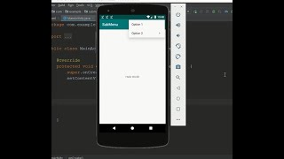 How to Create Submenu in Android Studio || *Advance Android *