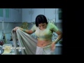 poorna hot navel show