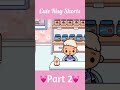 Hated nerd became popular after having a new rainbow hair part 2🌈☺️☺️ | Toca life sad story #shorts