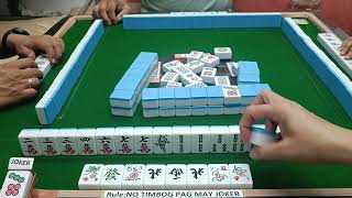 Mahjong January 23,2025 Team Pinoy in Africa Set 1/41 No timbog pag may joker.