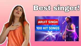 Top 100 Songs Of Arijit Singh (2011-2023) |Foreigner Reaction |Random 100 Hit Songs Of Arijit Singh