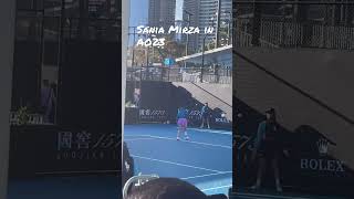 Sania Mirza at Australia Open 2023 #ao2023 #australianopen2023 #saniamirza #tennis