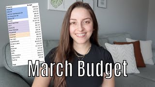 March Budget + Money Goals | DEBT FREE?!?!