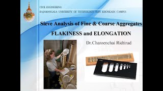 การวิเคราะห์หาส่วนขนาดคละของมวลรวมด้วยตะแกรง Sieve analysis of fine and coarse aggregate