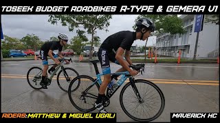 Bikecheck sa mga TOSEEK ROAD BIKES *R-TYPE & GEMERA V1* nila Matthew & Miguel Ugali