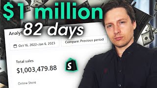 $1 million dollars in 82 days with Shopify dropshipping & Facebook ads