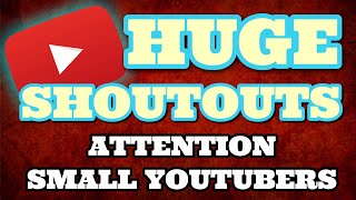 How To Get A Shoutout on YouTube (Huge Shoutout)