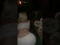 Sexy white girl twerk in Cancun