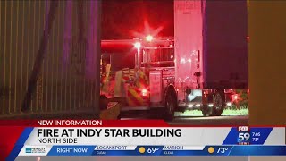 Fire at Indy Star printing building