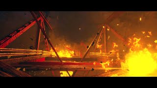 Deadwood Valley | 3D Bridge Collapse | Destruction Animation | Real-time Unity HDRP