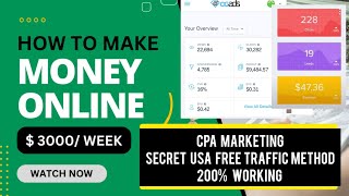 cpa marketing free traffic methods 2025 | Adbluemedia, ogads, cpa grip full tutorial.