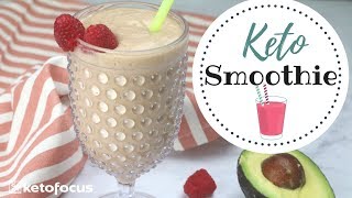 KETO Smoothie | Keto Breakfast | Healthy Fats & Avocado Smoothie for weight loss