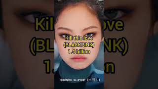k-pop mvs to reach 1billion views #blackpink #bts #shorts #kpop_facts #kpop #psy #blackbangtan
