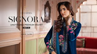 Charizma Signora Vol-3 2024 | Charizma Premium Velvet Unstitched Collection Winter’24