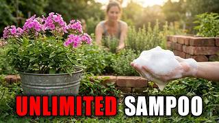 All you need is a bucket. We can grow this natural and free shampoo substitute plant.