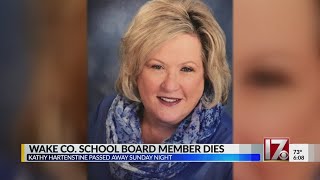 Wake County Board of Education member dies