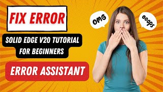 Fix Error | Modify Dimension of sketch | Solid Edge v20 Tutorial for Beginners