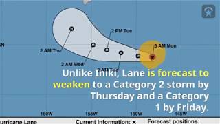 Hurricane Lane seen taking Iniki-like turn toward Hawaii