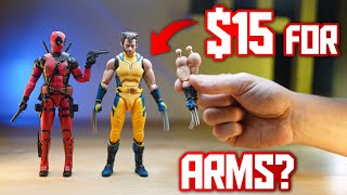 I spent $15 on Arms for the Wolverine Marvel Legends. WORTH IT!!