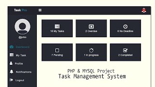 Employee Task Management System using PHP and MySQL | Intro & Demo