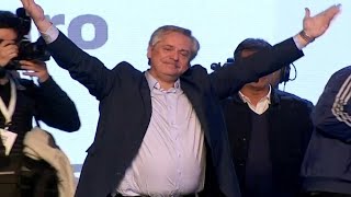 Alberto Fernández arranca como favorito en la carrera por la presidencia argentina | AFP