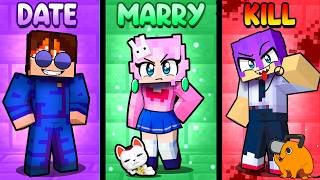 DATE, MARRY, DESTROY in Minecraft